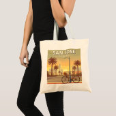 ヴィンテージサンノゼ・カリフォルニア トートバッグ (正面(商品))