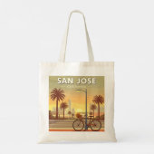 ヴィンテージサンノゼ・カリフォルニア トートバッグ (裏面)