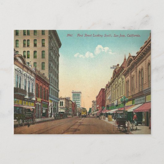 ヴィンテージサンノゼ・カリフォルニア ポストカード (正面)