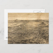 ヴィンテージサンノゼCAの地図(1869) ポストカード (正面/裏面)