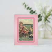 ヴィンテージサンバザービーチバベスハガキ ポストカード (スタンド正面)