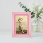 ヴィンテージサンバザービーチバベスハガキ ポストカード (スタンド正面)