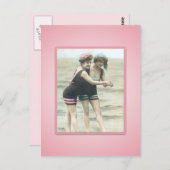 ヴィンテージサンバザービーチバベスハガキ ポストカード (正面/裏面)