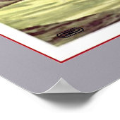 ヴィンテージサンバレーゴルフスポーツ旅行レトロ ポスター (角)