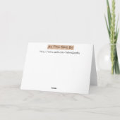 ヴィンテージサンパットの日 – アイルランドの田舎 カード (裏面)