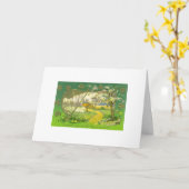 ヴィンテージサンパットの日 – アイルランドの田舎 カード (黄色い花)