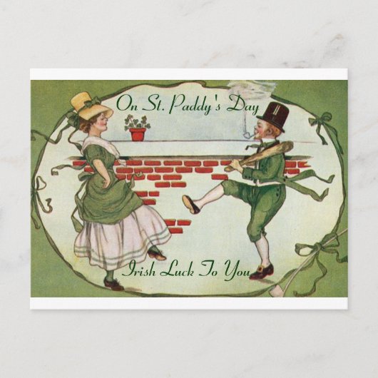 ヴィンテージサンパディの日はがき ポストカード (正面)