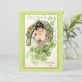 ヴィンテージサンパトリックの日ラッシーと馬蹄付き シーズンカード (スタンド正面)