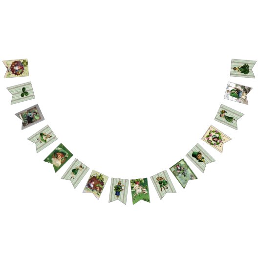 ヴィンテージサンパトリックの日 バンティングフラッグ (全)