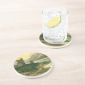 ヴィンテージサンパトリックスデイグリーティングキャッスルシャムロック コースター (側面)