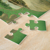 ヴィンテージサンパトリックスデイグリーティングシャームロックキャッスル ジグソーパズル (側面)