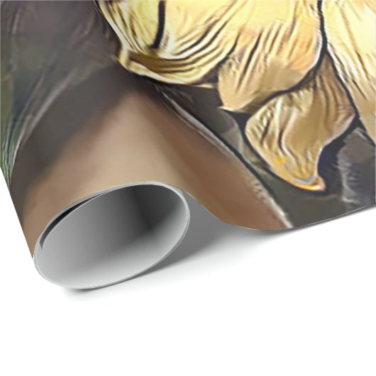 ヴィンテージサンヒマワリモダンアートコレクション ラッピングペーパー (ロールコーナー)