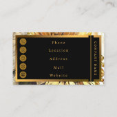 ヴィンテージサンヒマワリモダンアートコレクション 名刺 (裏面)