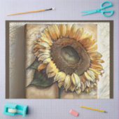 ヴィンテージサンヒマワリモダンアートコレクション 薄葉紙 (クラフト)