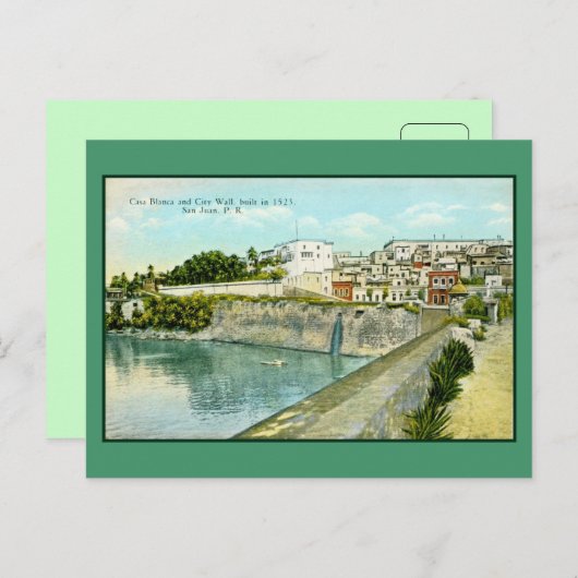 ヴィンテージサンファンプエルトリコ ポストカード (正面/裏面)