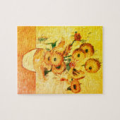ヴィンテージサンフラワーズバイビンセント・ヴァン・ゴッホ ジグソーパズル (横)
