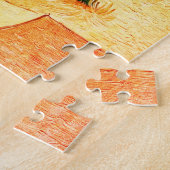 ヴィンテージサンフラワーズバイビンセント・ヴァン・ゴッホ ジグソーパズル (側面)