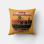 ヴィンテージサンフランシスコカリフォルニア クッション (裏面)