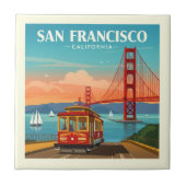 ヴィンテージサンフランシスコカリフォルニア タイル (正面)