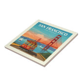 ヴィンテージサンフランシスコカリフォルニア タイル (側面)