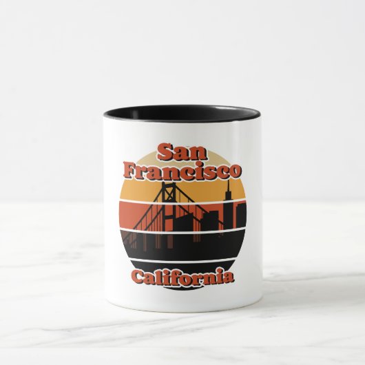 ヴィンテージサンフランシスコカリフォルニア マグカップ (中央)