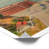 ヴィンテージサンフランシスコゴールデンゲートトラベルポスター ポスター (角)