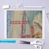 ヴィンテージサンフランシスコトラベル 薄葉紙 (クラフト)