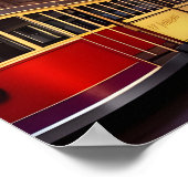 ヴィンテージサンフランシスコトロリーデジタルアート ポスター (角)