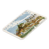 ヴィンテージサンフランシスコベイトラベルポスターフェリーボート マグネット (左側)