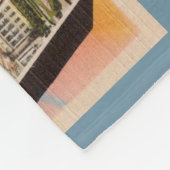 ヴィンテージサンフランシスコ挨拶 フリースブランケット (角)