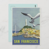 ヴィンテージサンフランシスコ旅行はがき ポストカード (正面/裏面)