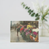 ヴィンテージサンフランシスコ・カリフォルニアの花屋 ポストカード (スタンド正面)