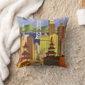 ヴィンテージサンフランシスコ クッション (ブランケット)