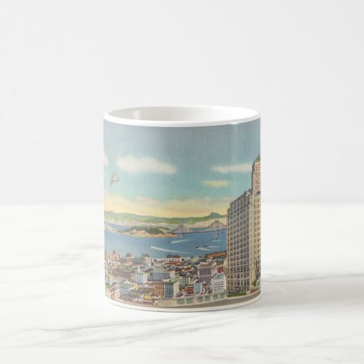 ヴィンテージサンフランシスコ コーヒーマグカップ (中央)
