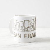 ヴィンテージサンフランシスコ コーヒーマグカップ (正面左)