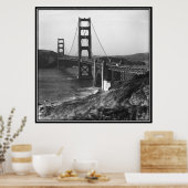 ヴィンテージサンフランシスコ，米国 –  ポスター (キッチン)