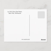 ヴィンテージサンポールホテルサンポールMN ポストカード (裏面)