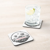 ヴィンテージサンムーンスターズ海プラネットアーススケッチ コースター (右側)