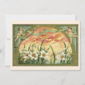 ヴィンテージサンライズイースターリリーとエンジェルビクトリアンズ シーズンカード (正面)