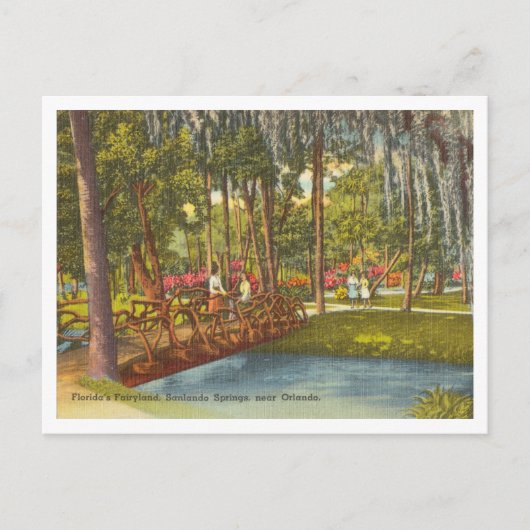 ヴィンテージサンランド春オーランドサンフォードフロリダ ポストカード (正面)