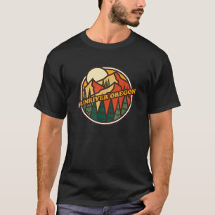 ヴィンテージサンリバーオレゴン山ハイキングお土産P Tシャツ