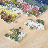 ヴィンテージサンレモイタリアヨーロッパ旅行イラストレーション ジグソーパズル (側面)