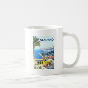 ヴィンテージサンレモイタリアヨーロッパ旅行 コーヒーマグカップ