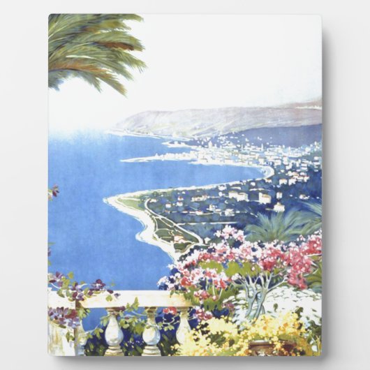 ヴィンテージサンレモイタリアヨーロッパ旅行 フォトプラーク (正面)