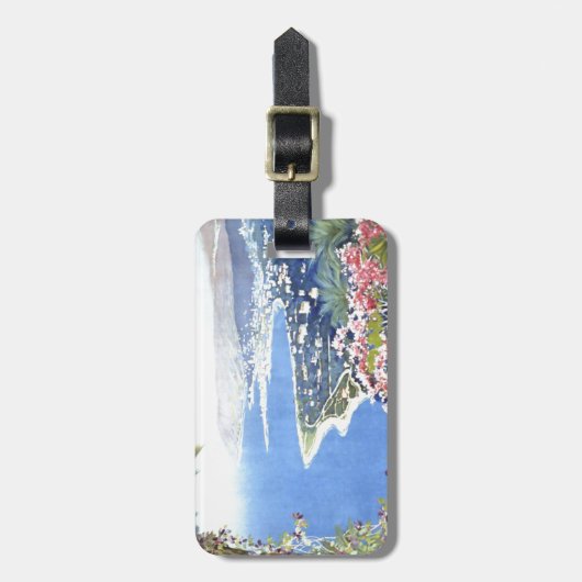 ヴィンテージサンレモイタリアヨーロッパ旅行 ラゲッジタグ (正面縦)