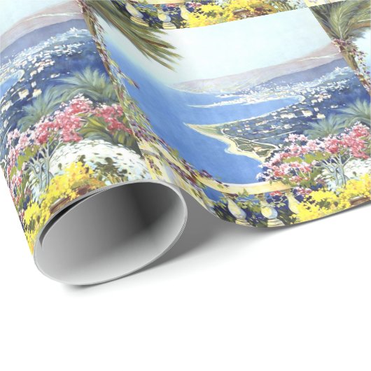 ヴィンテージサンレモイタリアヨーロッパ旅行 ラッピングペーパー (ロールコーナー)