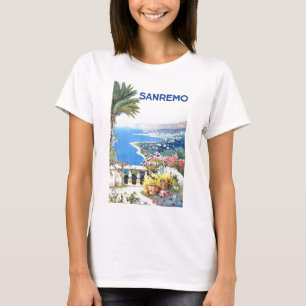 ヴィンテージサンレモイタリアヨーロッパ旅行 Tシャツ