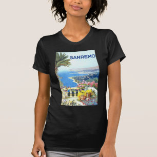 ヴィンテージサンレモイタリアヨーロッパ旅行 Tシャツ