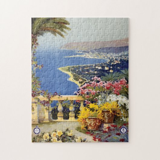 ヴィンテージサンレモ，イタリア ジグソーパズル (縦)