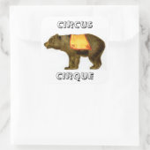 ヴィンテージサーカスがクマを演じる スクエアシール (バッグ)